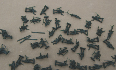 ESCI 1/72 #211 Italian Mountain Troops WW2 Alpini Open Lot of 46 Soldiers