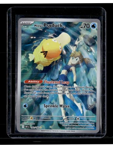 2025 POKEMON DESTINED RIVALS #193/182 MISTY'S PSYDUCK