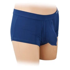 Boxer shorts with extra scrotal pouch for better ventilation (L)