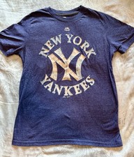 Cooperstown Collection Majestic New York Yankees Blue T-shirt Youth LG 14/16