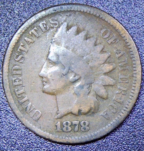 1878  Indian Cent GOOD Condition | Nice Coin RC41