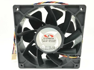 1PC KZ12038B012X S9 i T9+E9+Shenma M3 all-in-one machine power cooling fan  *p0