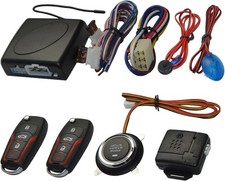 Keyless Entry Car Alarm System with Remote Start Starter and Push Engine Star...