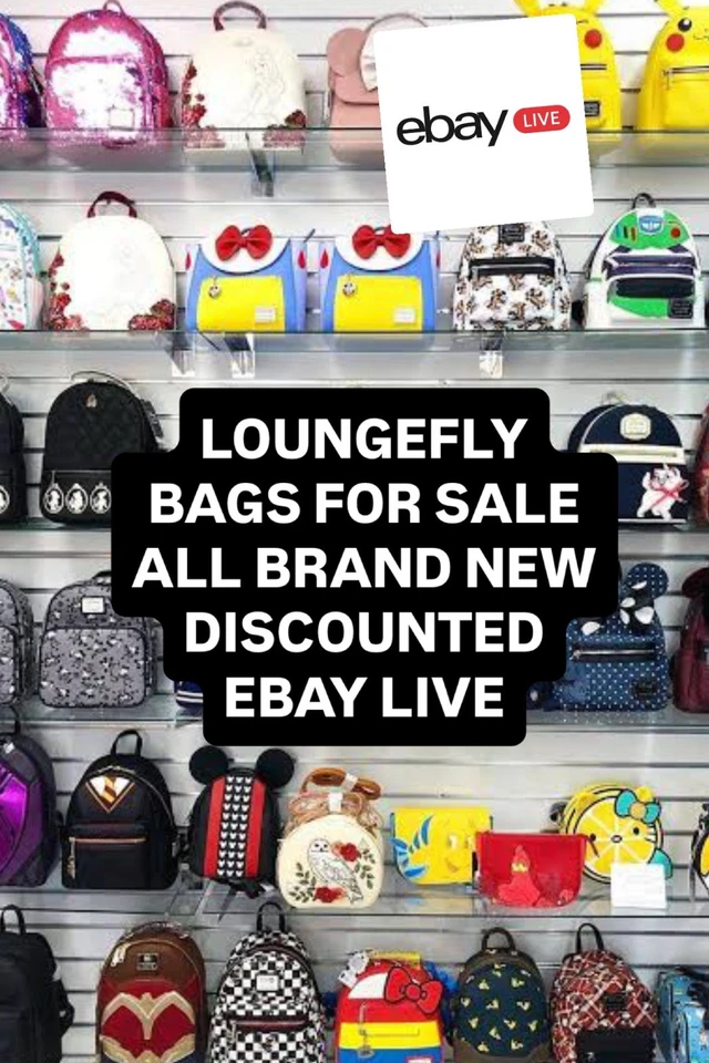 LOUNGEFLY BAGS 1 FOR $50 OR 2 for $80