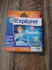 LeapFrog LeapPad Explorer Ultra eBook Disney Princess Cinderella Brand New