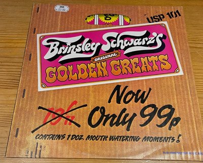 Brinsley Schwarz - Original Golden Greats Vinyl LP USP101 Ex/Ex
