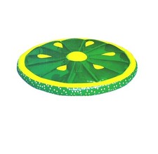 Pool Central Inflatable Lime Fruit Slice Swimming Pool Lounger Raft