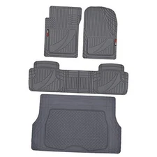 FlexTough Advanced Performance Liners - 4pc HD Rubber Floor Mats & 03-Gray