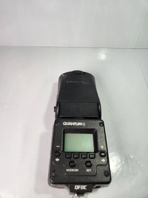 Quantum Qflash QF8C TRIO Basic Shoe-Mount For Parts Camera Flash for Canon