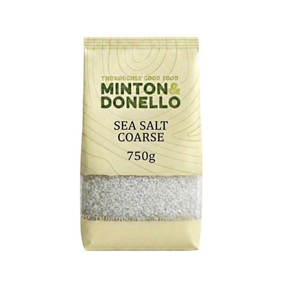 Grobes natürliches Meersalz 750g unraffiniertes Salz mit sauberem mineralischem Geschmack perfekt für