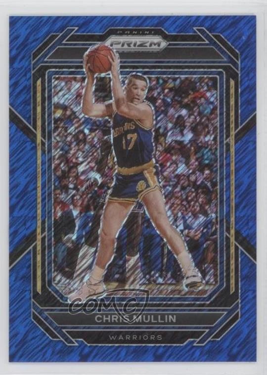 2022-23 Panini Prizm FOTL Blue Shimmer 27/35 Chris Mullin #295 HOF 0t30
