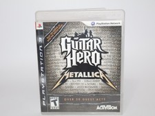 CIB w/ Manual - Guitar Hero Metallica (Sony PlayStation 3, 2009, Activision)