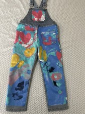 Overalls Blue Denim Custom Made Youth 5y