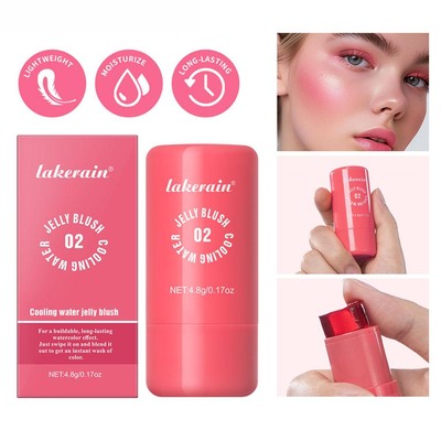 1pcs Milk Cooling Water Jelly Tint Lip + Cheek Blush Us Make-Up 2024 Color V7N2