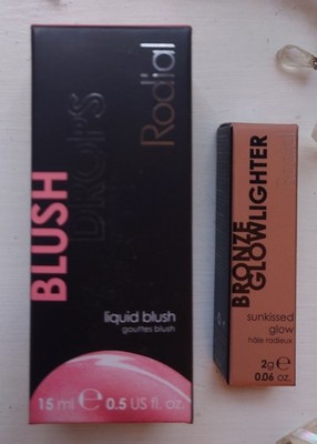 NEU UND VERPACKT Rodial Blush Drops Frosted Pink 15ml & Bronze Glowlighter Mini 2g