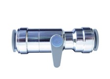 Image of John Guest Speedfit Push-Fit Chrome Ball Valve 15mm 15BVP RRP £25