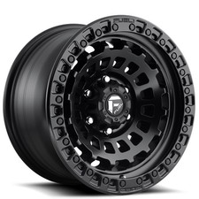 17x9 Fuel Wheels D633 Zephyr Matte Black Off-road Rims 4pcs