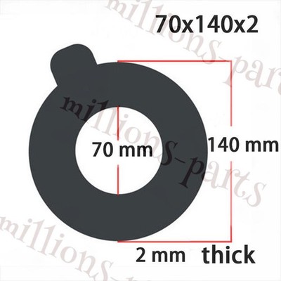 10pc Bucket Pin Shim Kit 70mm*140*2 for Excavator Hyundai 160 Liebherr