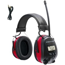Lightweight Digital AM/FM Radio Headphones with 30dB Noise Isolation for Adults