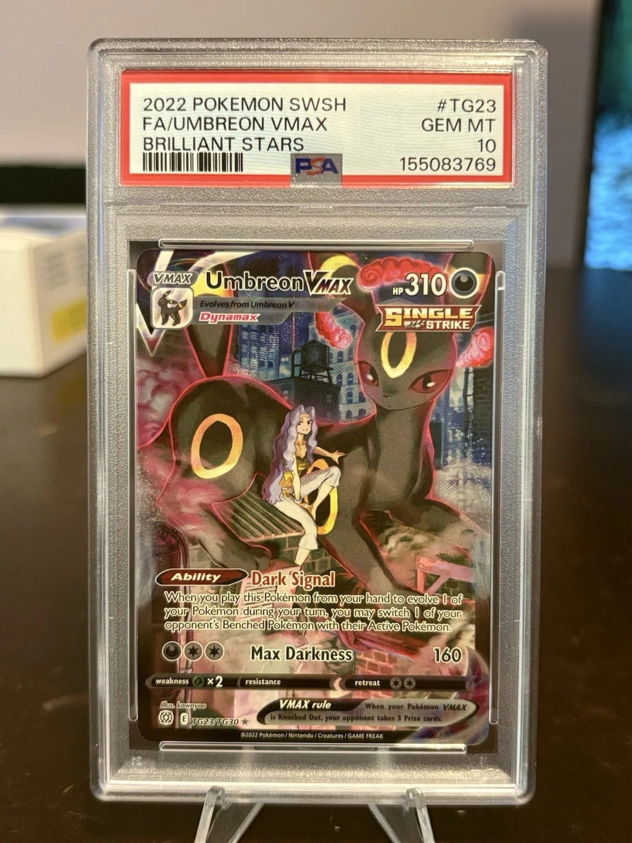 Umbreon VMAX TG23/TG30 Swsh09: Brilliant Stars Trainer Gallery for