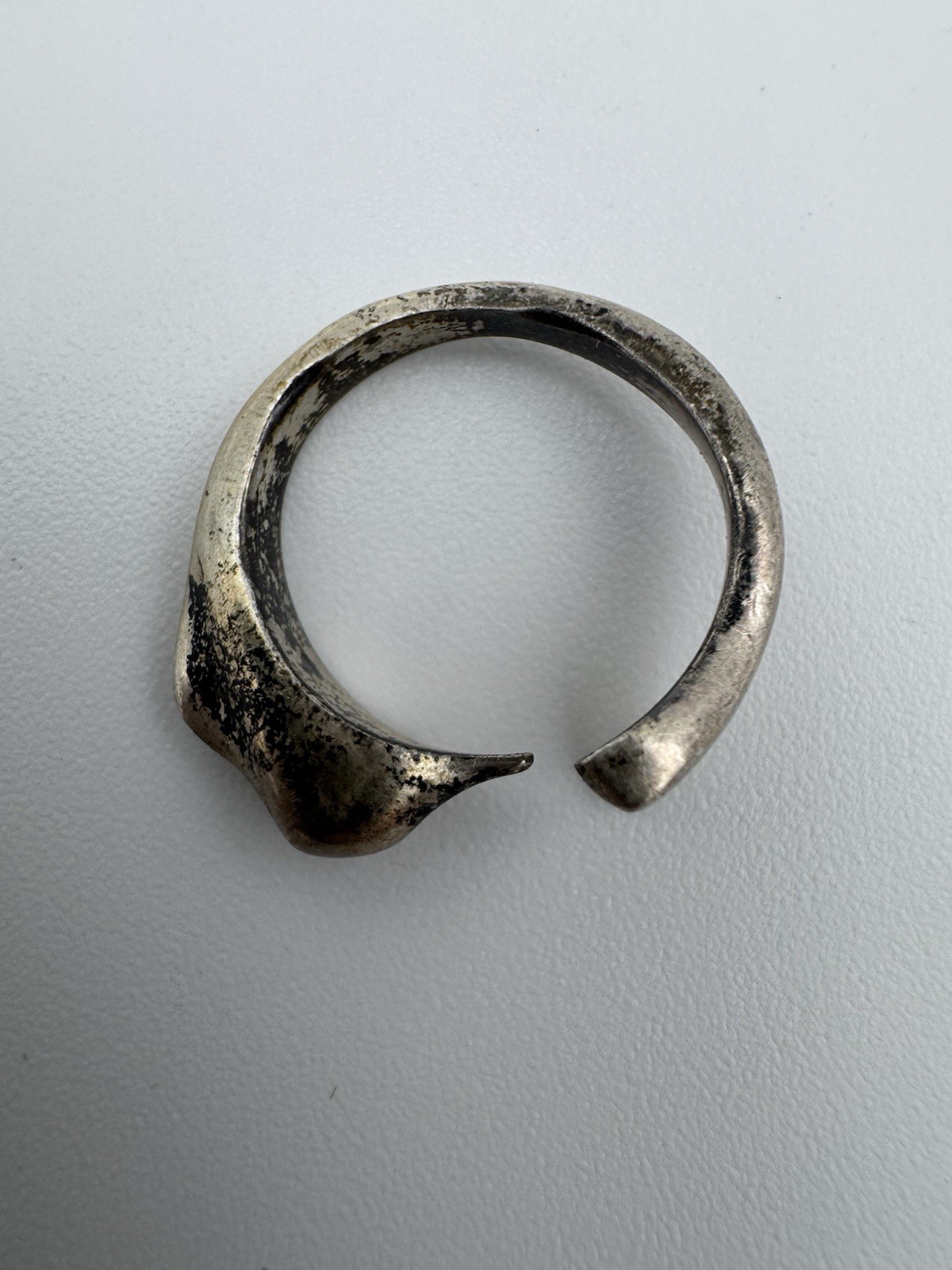 Unique Dolphin Ring Sterling Silver 925 Stamp Sz … - image 1