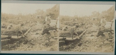 Stereo Photo French Guiana, Indians, Indians, Villagers,... - 10463101