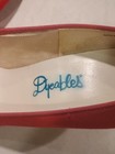 Women's Red Dyebles Dress Shoes Heart Pump 3 inch Heels Size 8 1/2 B Vintage — photo 10