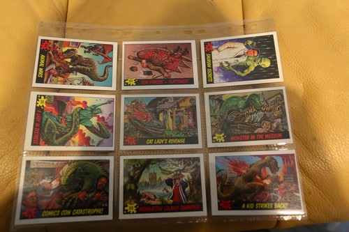 JUEGO COMPLETO 55 CARTAS COLECCIONABLES DINOSAURIOS ATAQUE 1988 TOPPS + 11 PEGATINAS EXCELENTE - Imagen 7 de 15