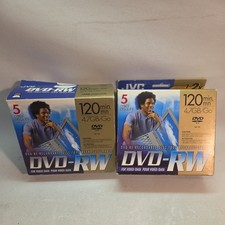 10 - JVC DVD-RAM DISC 4.7GB Rewritable DVD-RAM Disc for Video