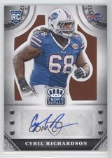 2014 Panini Crown Royale Retail Bronze 16/99 Cyril Richardson #DS-CR Auto 0j6