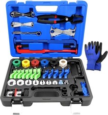 46Pcs Master Quick Disconnect Tool Set Fuel Line Disconnect Tool Kit for Automot