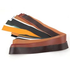 1.2mm thick Soft Genuine Cowhide Leather Strip Bag Strap Belt Blanks 135cm Long