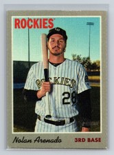 2019 Topps Heritage - Nolan Arenado #15 - 1970 Cloth Stickers