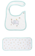 New C.R. Gibson 2 Piece Cotton Bib and Burp Cloth Set, You've Got a Friend in Me