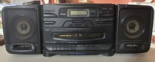 JVC PC-X110 Black Boombox CD  Cassette Stereo w/ Remote AM/FM 1994