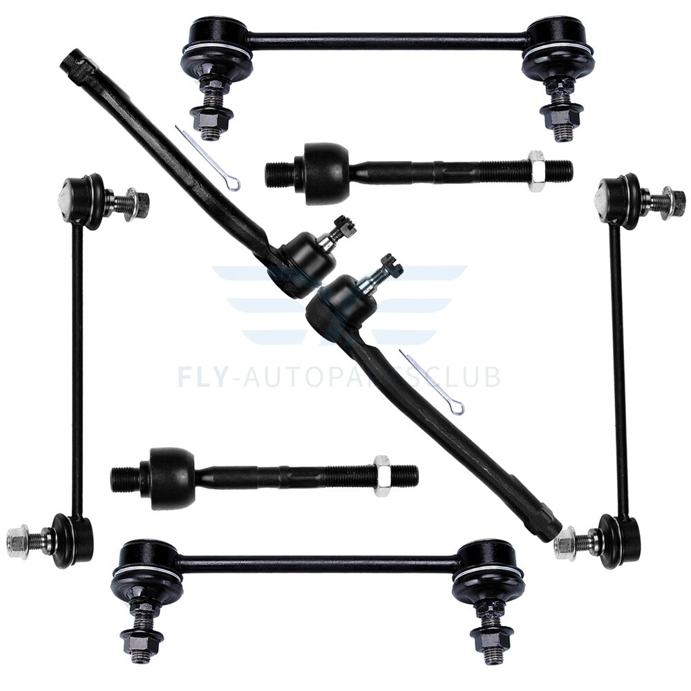 SCITOO 2PC Front Outer Tie Rod End Links Driver Passenger Side Suspension Parts Kit fit 1990 1991 1992 1993 for Honda for Accord