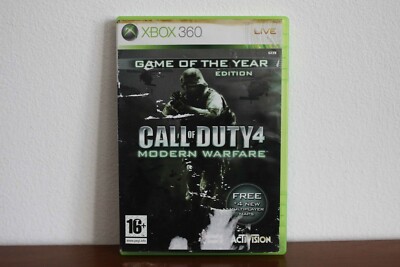 Call of duty 4 Modern Warfare Game Of The Year Edition - GOTY - XBOX360 Game PAL