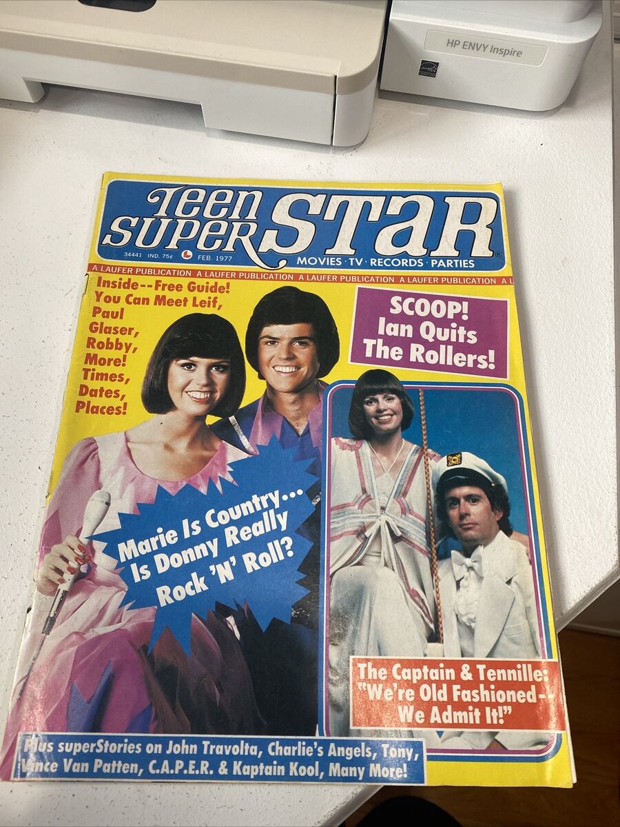 Teen Super Star, February 1977, Donny and Marie, Captain And