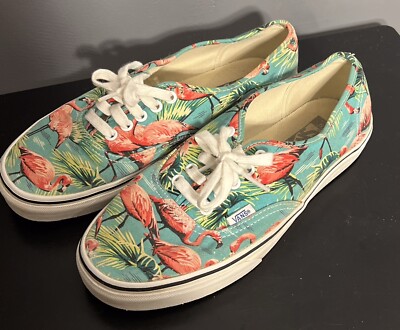 VANS Doren Women's Sz 10 Pink Flamingo Canvas Skate Shoes Sneakers TB9C