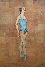 Ballerina III Francesco Messina Opera LITOGRAFIA Firmata Numerata su Carta Danza