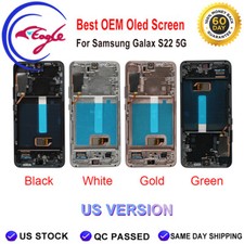 Best For Samsung Galaxy S22 5G S901U/U1 New OLED Display LCD Touch Screen Frame