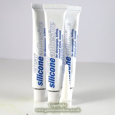 3 x 50ml Air Plant Tillandsia Fixative silicone for attaching Airplants