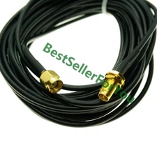1/2/3/5/8/10M RPSMA Male to RP SMA Female Wifi Antenna lot Extension RG174 Cable