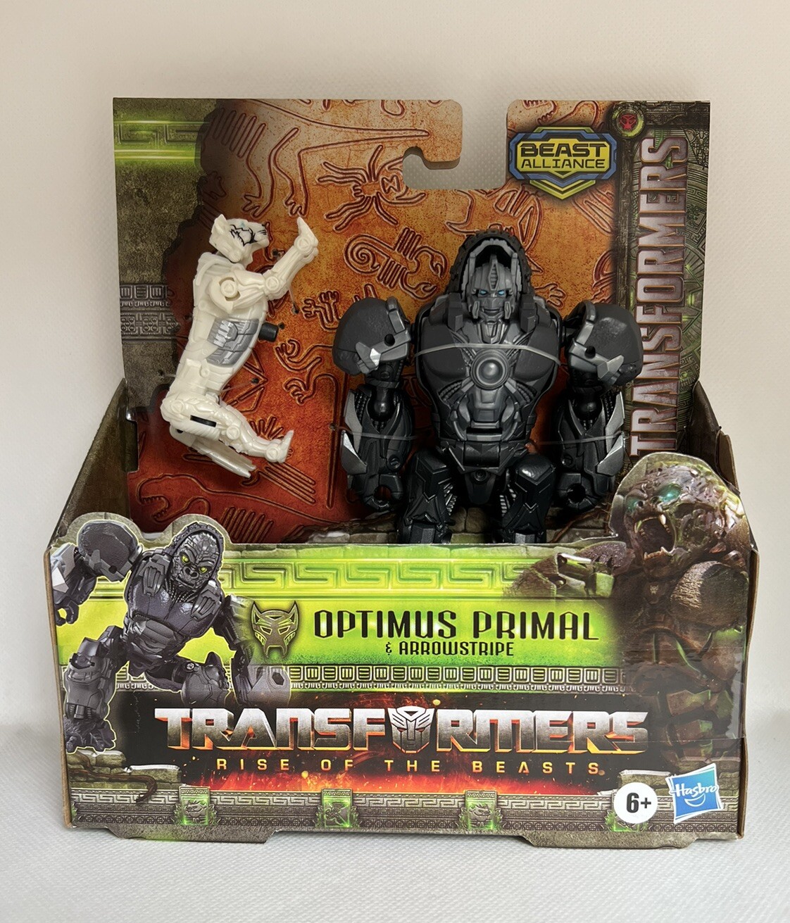 Transformers Rise Of The Beasts Optimus Primal & Arrowstripe Beast Alliance NEW