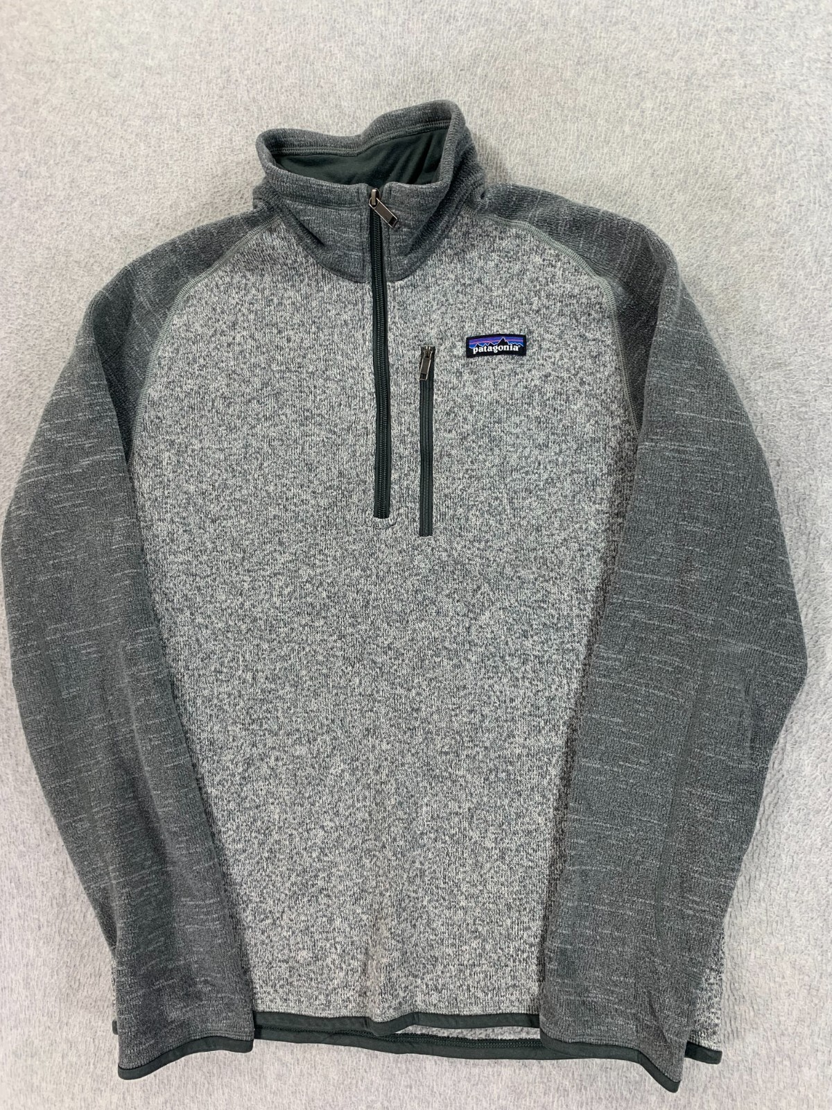 Patagonia Better Sweater Quarter Zip Pullover (Men's Medium) Gray