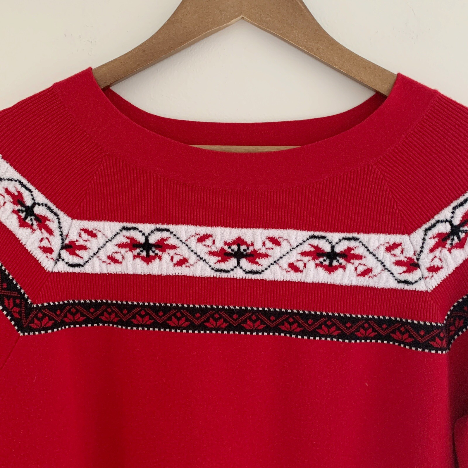 Draper James Fair Isle Sweater Large | eBay