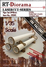Pipe Set 16mm (3 Pipes) Pipe Set 16mm (3 Tubes) 1:35 Plastic Model Kit RT-DIORAMA