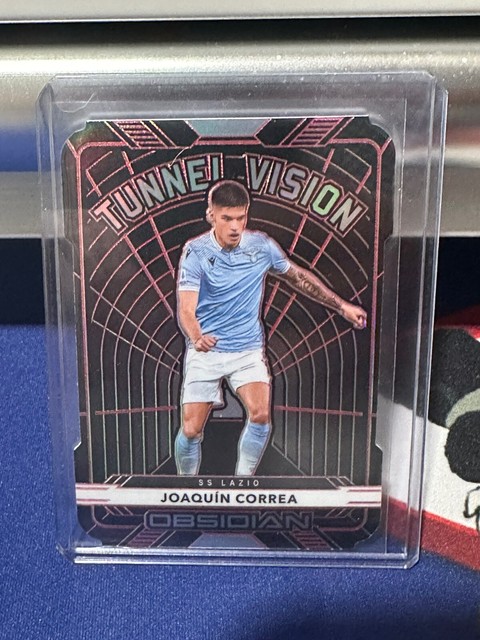 2020-21 Obsidian Tunnel Vision Electric Etch Red #17 Joaquin Correa 2/5 SSP