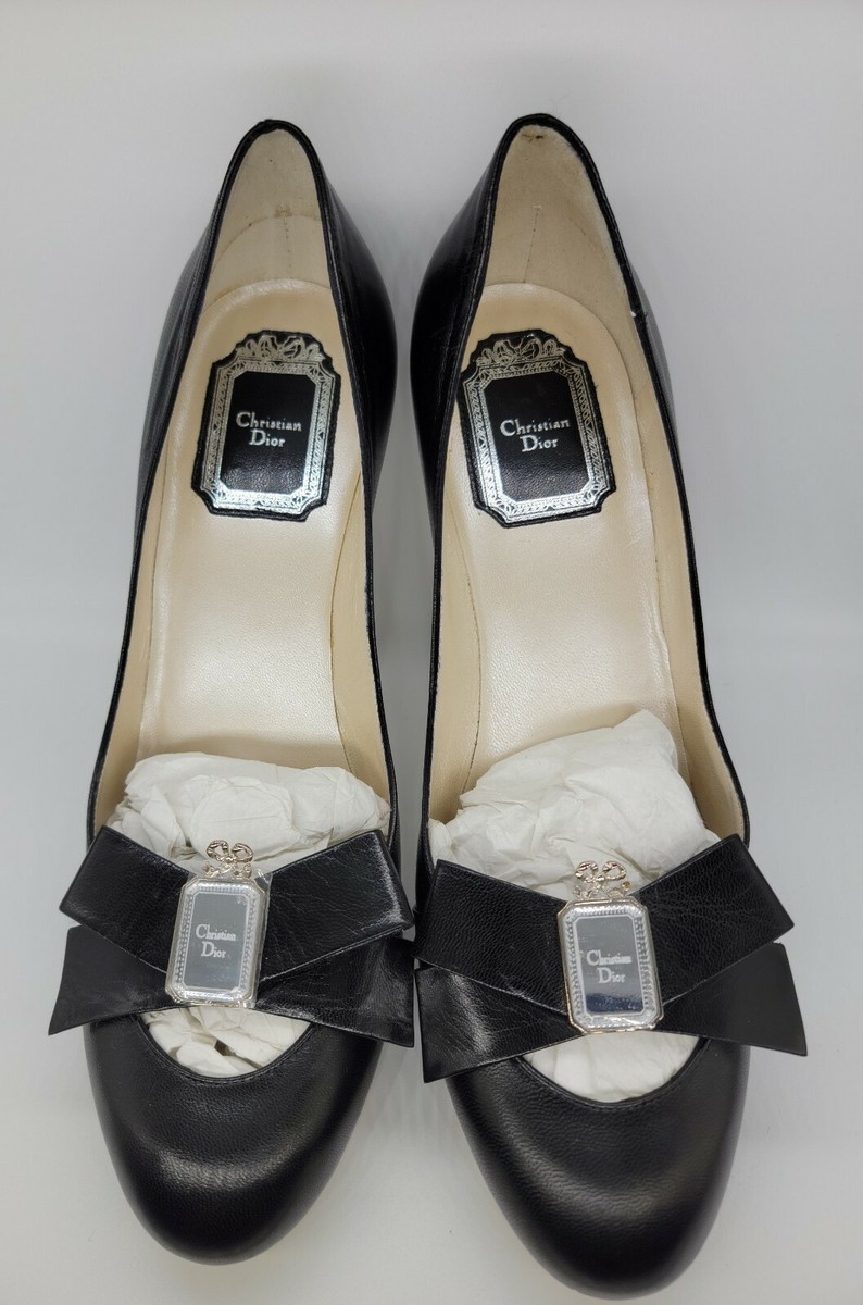 Dior 60th Anniversary ディオール BLACK DIOR 60th ANNIVERSARY PUMPS, 38 | eBay