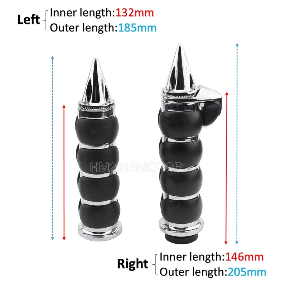 Empuñaduras de motocicleta de 1" para Honda Shadow ACE Aero Spirit VT 750 1100 Deluxe Foto 2 de 4
